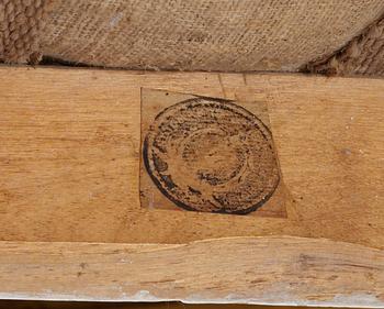 STOLAR, fyra stycken av Ephraim Ståhl (mästare i Stockholm 1794 -1820). 
Sengustavianska.