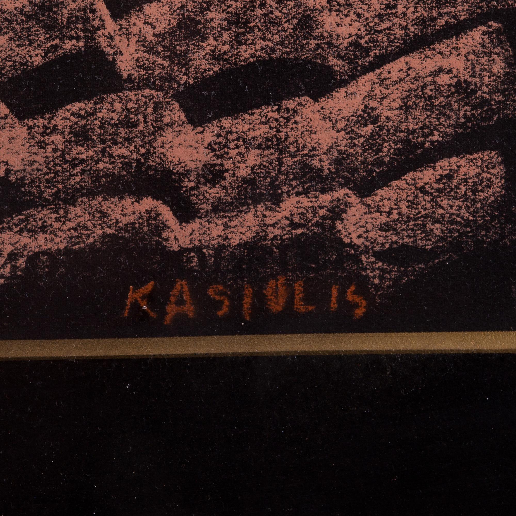 VYTAUTAS KASIULIS, pastell, signerad .