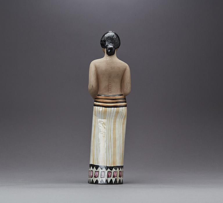 FIGURIN, signerad Mari Simmulson, Uppsala Ekeby, 1900-talets senare del.
