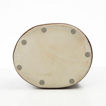 Stig Lindberg, a stoneware vase, Gustavsbergs studio, Sweden 1974.