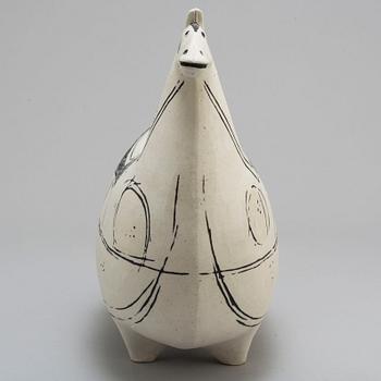 STIG LINDBERG, a "Springare" stoneware sculpture of a horse, Gustavsberg studio, Sweden 1952-72.