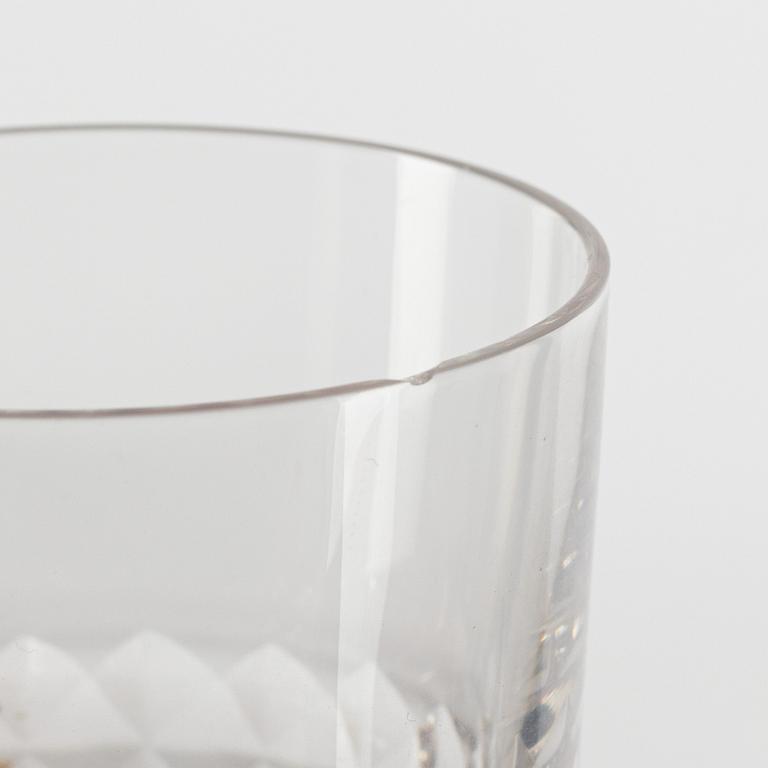 Ingeborg Lundin, a 47-piece 'Silvia' glass service, Orrefors.
