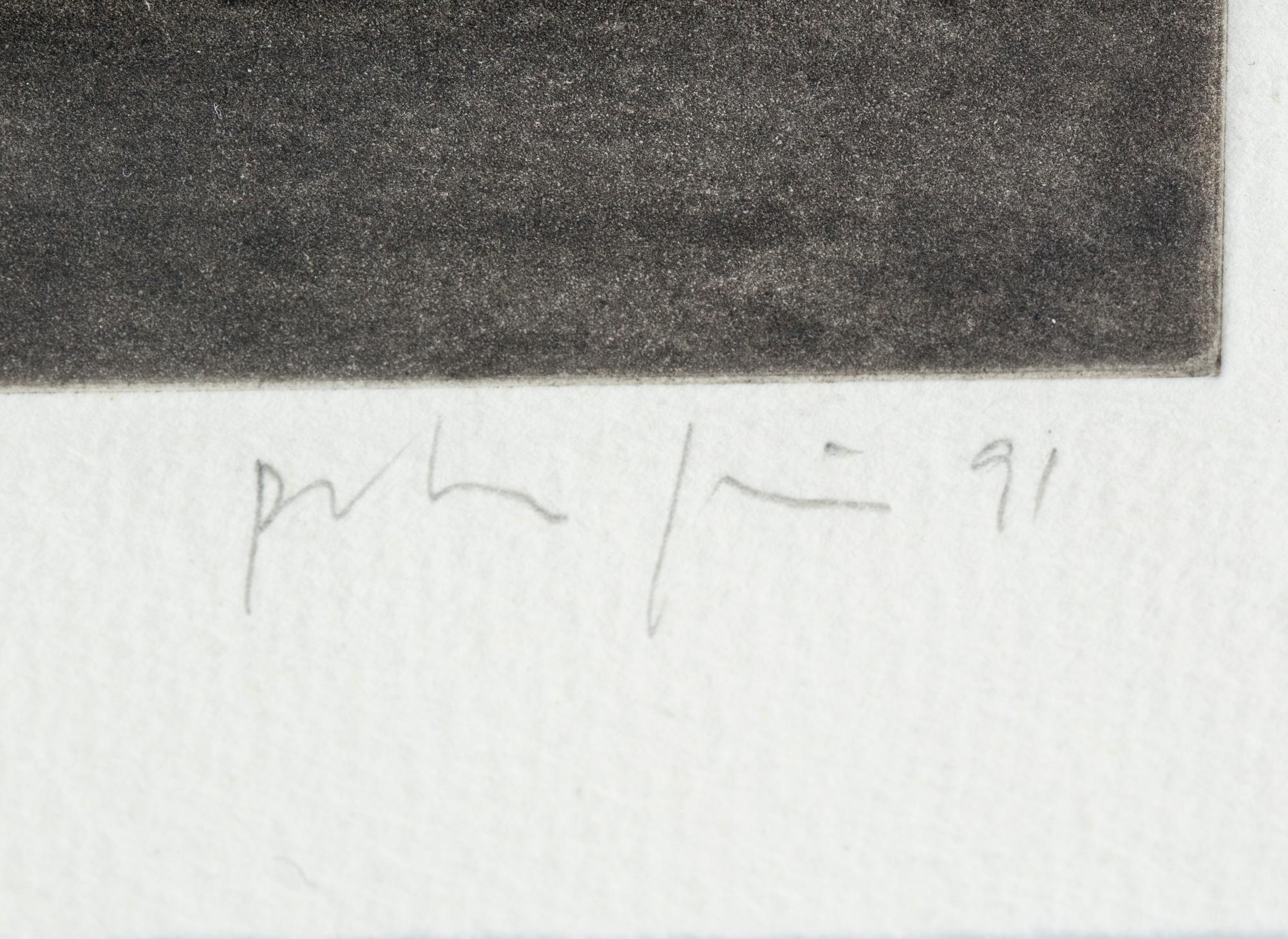 PETER FRIE, akvatint, signerad o numrerad 9/13(?).