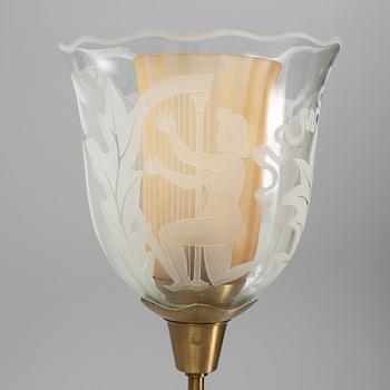 Bo Notini, a Glössner & Co floor lamp, Sweden 1940-50's.