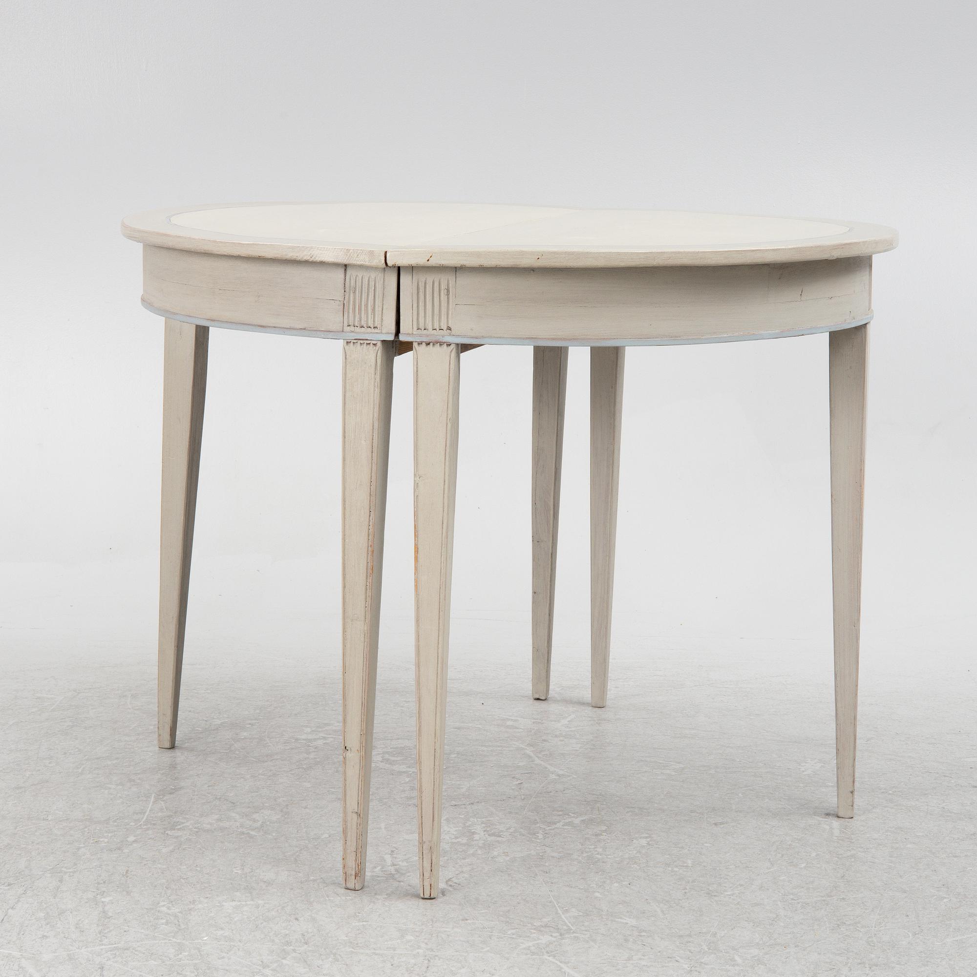 Matbord, 1800-talets senare del.