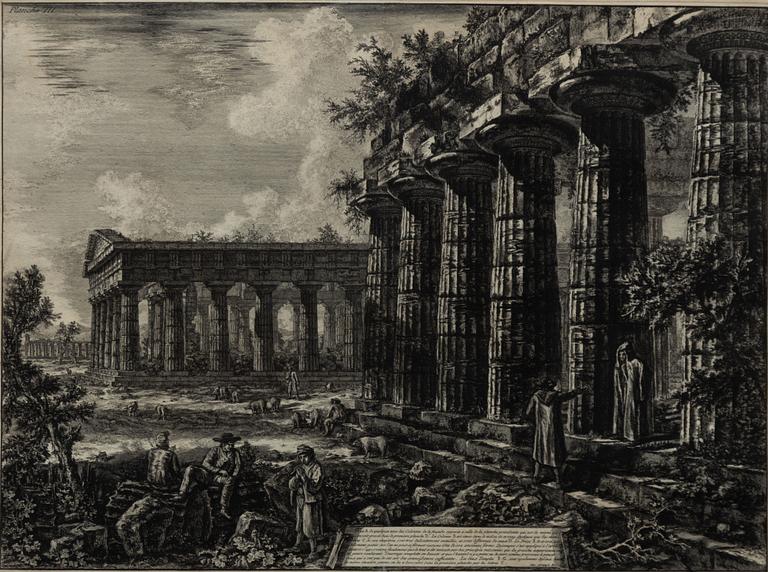 Francesco Piranesi, "Vue de quelques des Colonnes".