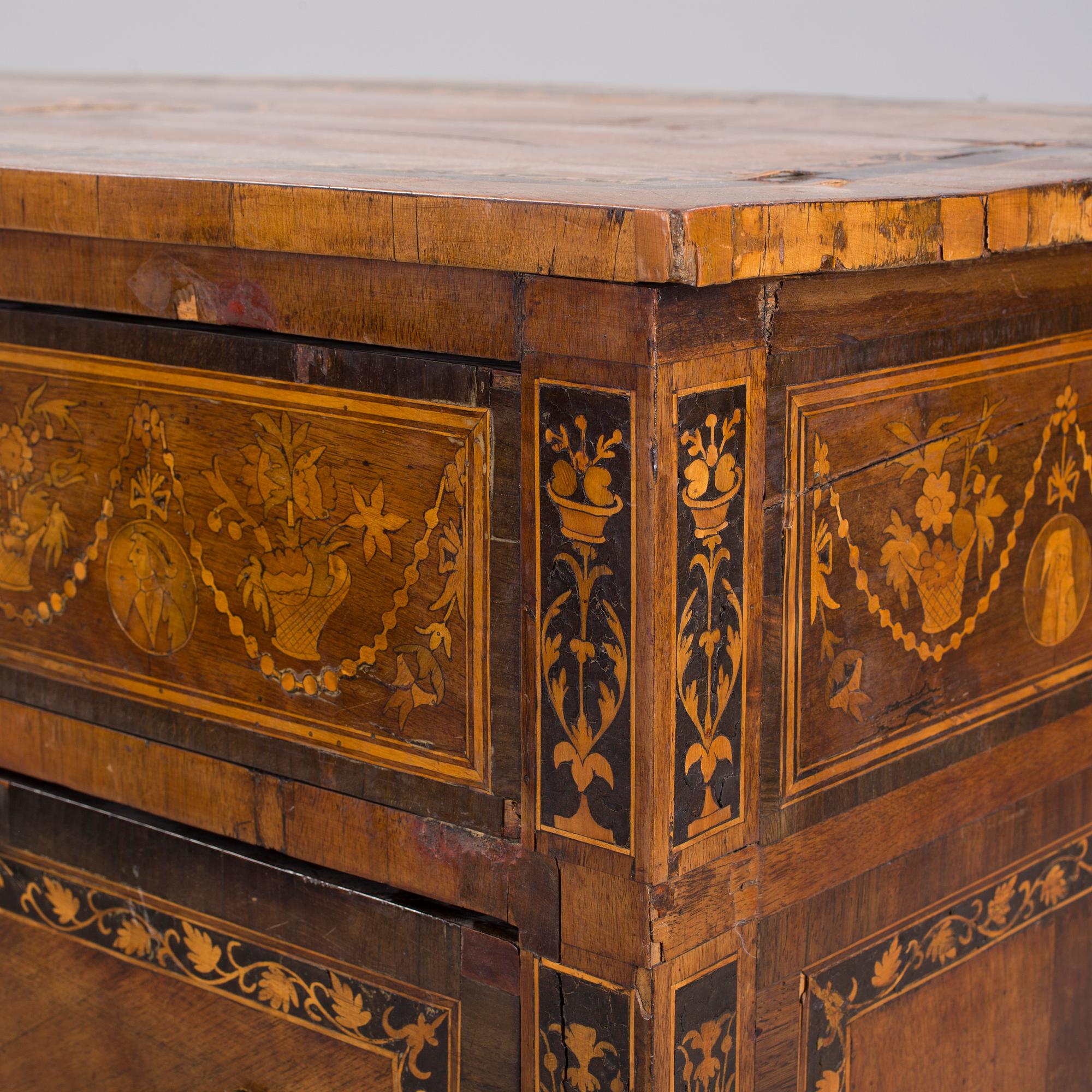 BYRÅ, Italien, Louis XVI, 1700-talets andra del.