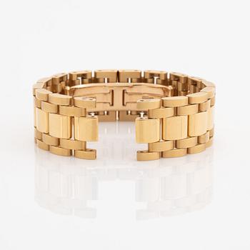 Cartier wrist watch bracelet, 18K gold.