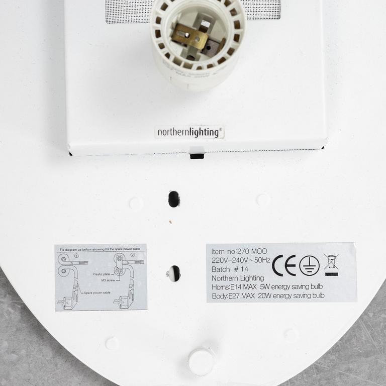 Trond Svendgård and Ove Rogne, a 'Moo' wall lamp, Northen Lighting, Norway, 21st century.