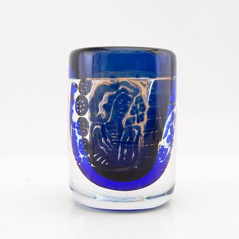 Edvin Öhrström, "Gondoljären" Ariel vase, signed and dated -87.