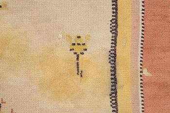 Märtha Gahn, Rug. Flossa, approx. 309 x 252 cm signed MG.