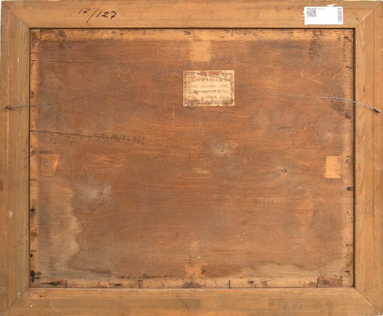 Peter MacDonagh Wood, "Lock at Stratford-on-Avon" - Hamnmotiv.