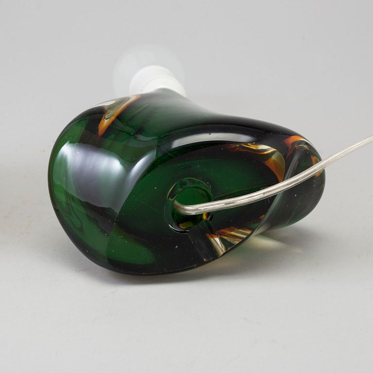 A second half of the 20th century glass table light.