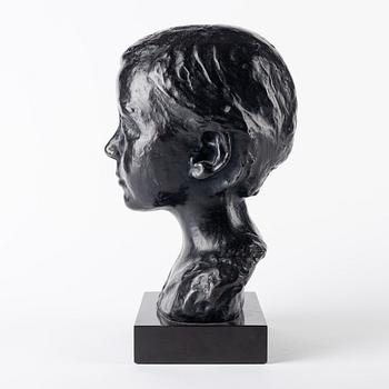 Gudmar Olovson, skulptur. Brons. Signerad. Numrerad. Gjutarstämpel. Total höjd 27 cm.