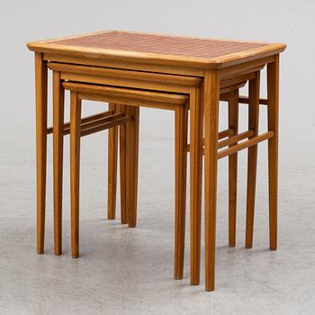 a 1950's three-part table.
