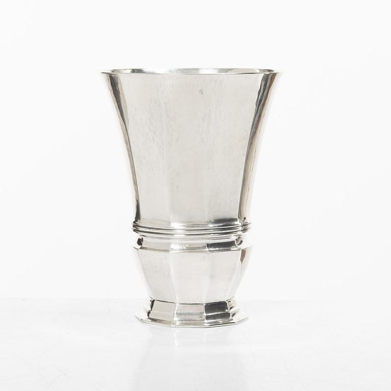 Georg Jensen, A sterling silver vase, design no. 295 A, Denmark 1933-1944.