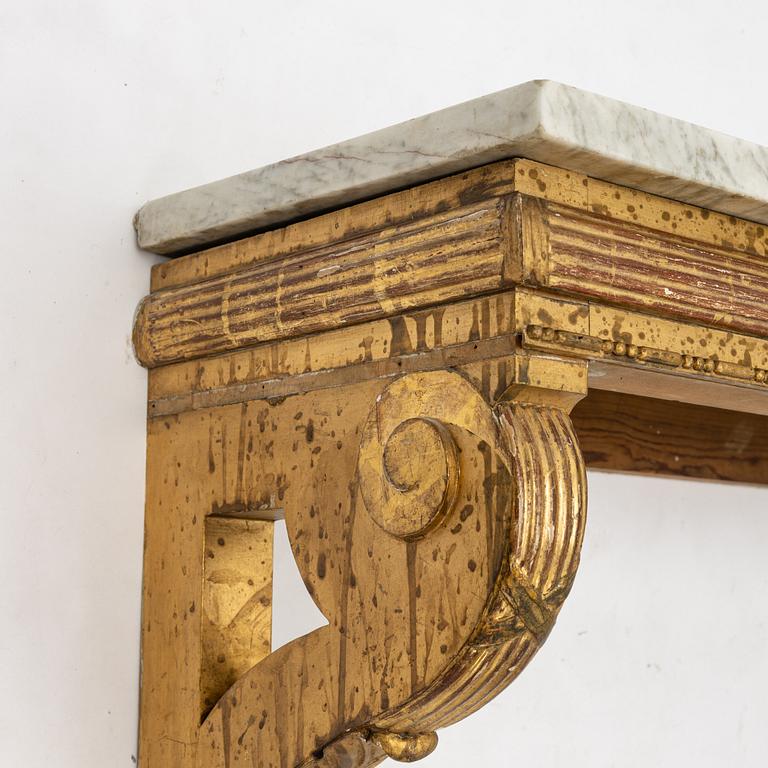 Console table, Empire style, first half of the 19th century.