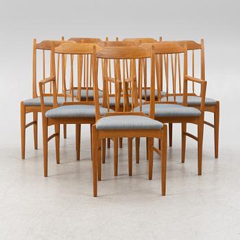 Carl Malmsten, stolar, 6 st, karmstolar 2 st, "Calmare Nyckel", 1900-talets slut.