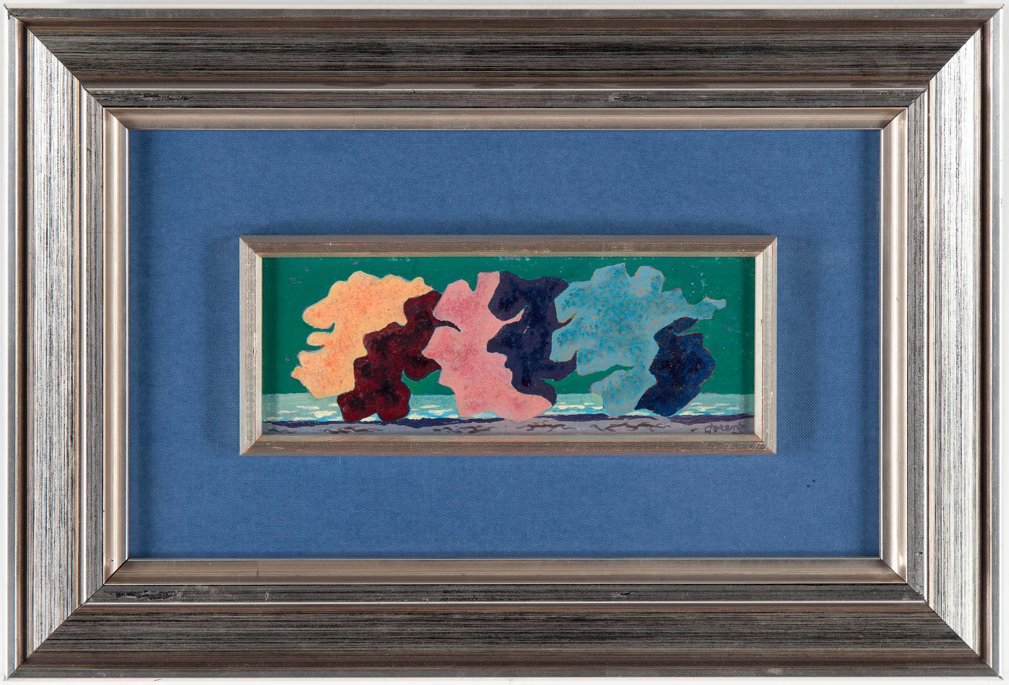 WALDEMAR LORENTZON, olja på papp-pannå, signerad.