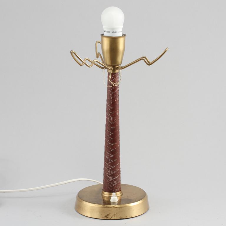 BORDSLAMPA, omkring 1900-talets mitt.