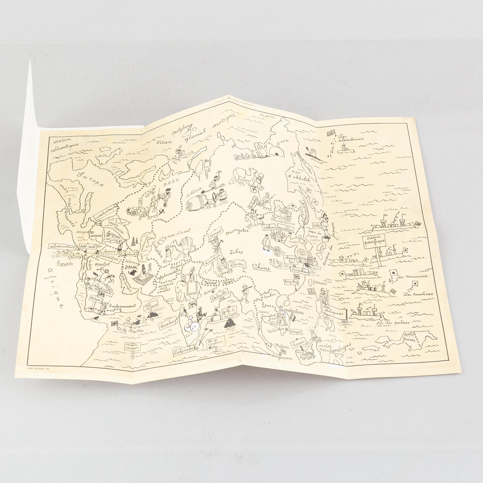 Leksaksbilar, 56 st, Tintin, Hergé-Moulinsart.