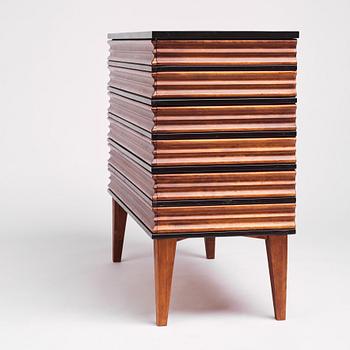 Attila Suta, a chest of drawers, unique prototype, executed in his own workshop, 2014.