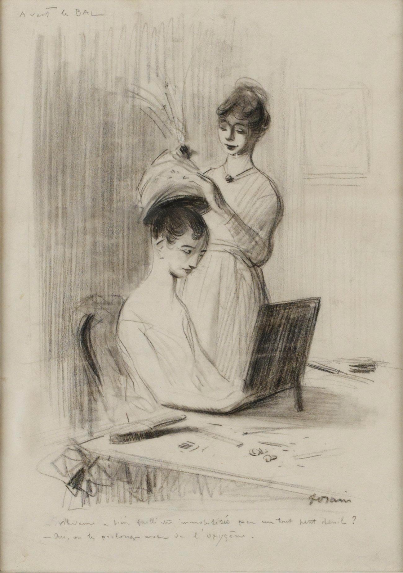 Jean Louis Forain, "Avant le bal".