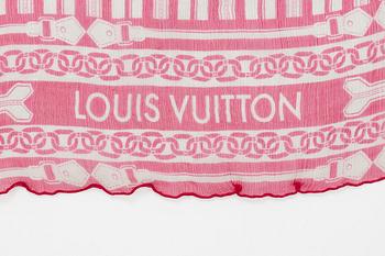 Louis Vuitton, a silk shawl.