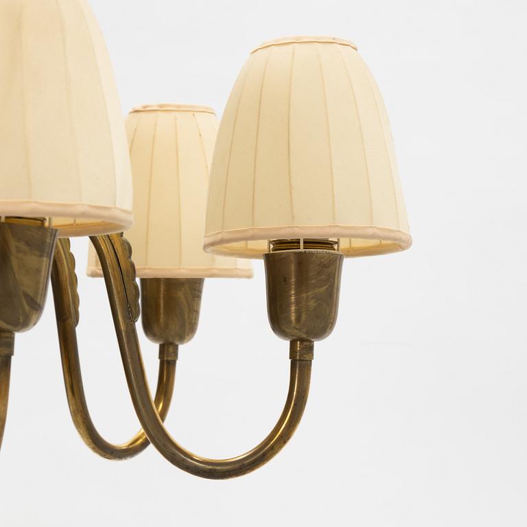Harald Notini, a Swedish Modern ceiling light, Böhlmarks 1940s'/50's.