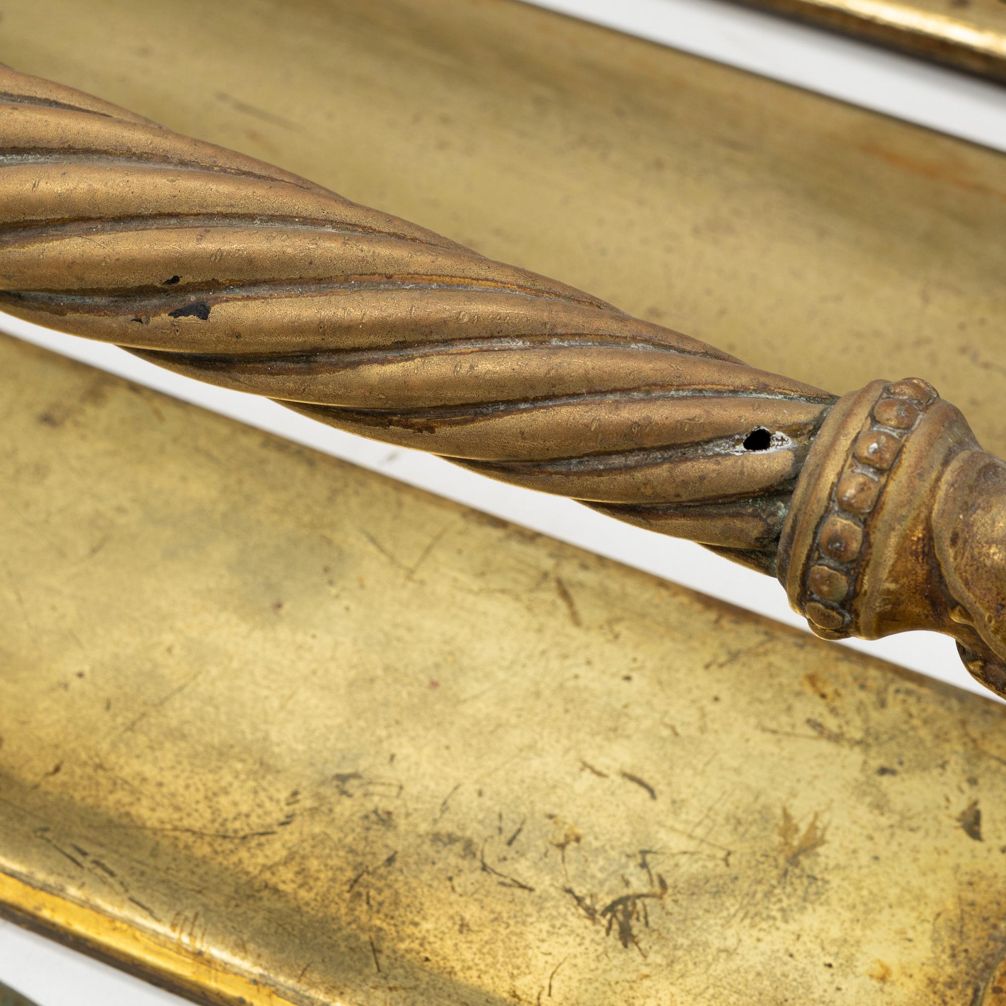 Dörrhandtag, 4 st, omkring går 1900.