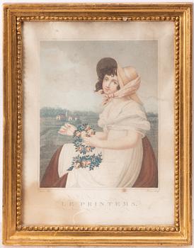 Ramar, fyra stycken, omkring år 1800.