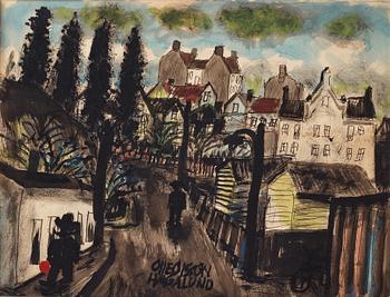 Olle Olsson-Hagalund, "Kväll, Hagalund".