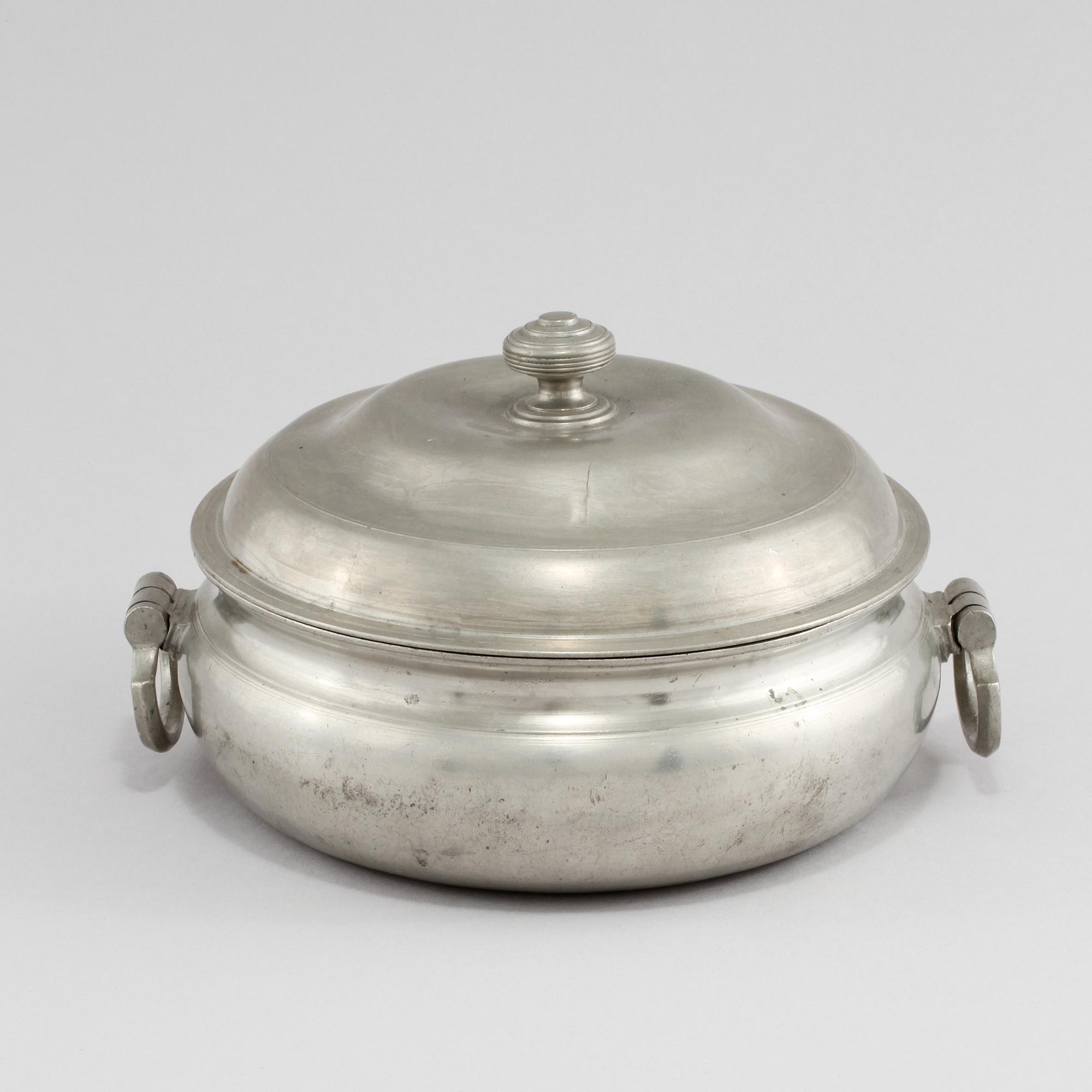 GRÖTSKÅL, tenn, Johannes Strössberg, Vimmerby, 1828.