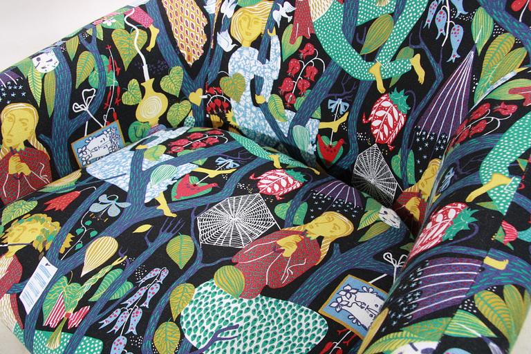 FÅTÖLJ,"Korall", Paul Volther, Gemla.