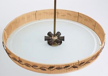 Hans Bergström, a ceiling lamp, a model '13C', ateljé Lyktan, Åhus, Sweden 1940-50s.