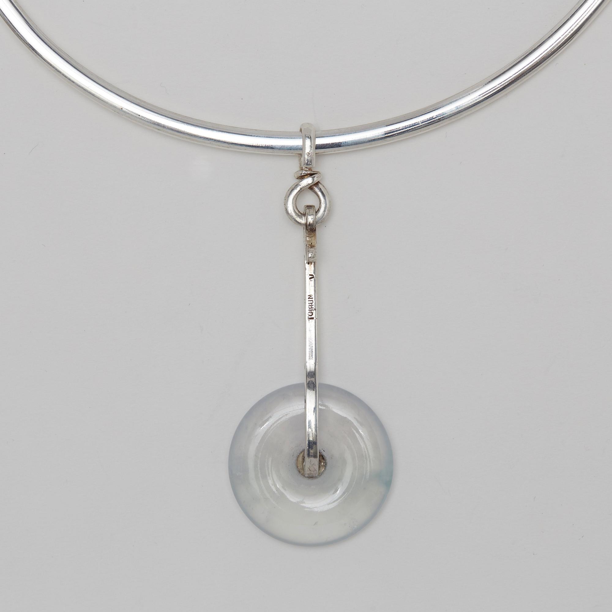 Vivianna Torun Bülow-Hübe, a sterling necklace, own workshop, 21st century.