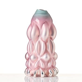 Hanna Hansdotter, a "Tiffany Print" glass sculpture, ed. AP 2/2, The Glass Factory, Boda Glasbruk, 2019.