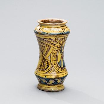 ALBARELLO, majolica, Italy 16th century.