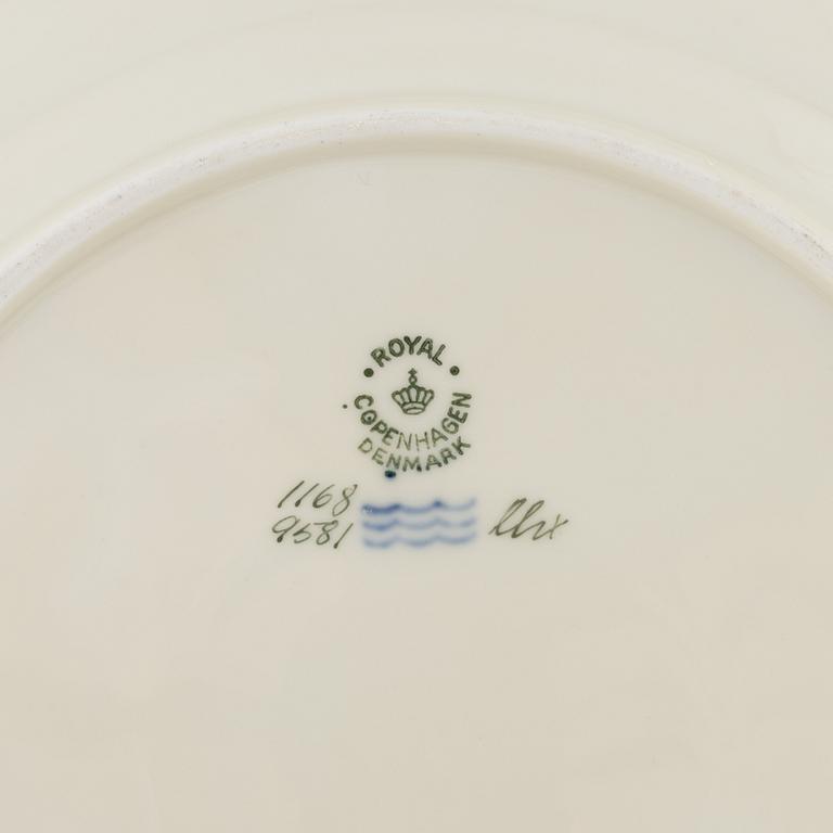 Royal Copenhagen, tallrikar, 11 st, porslin, "Fauna Danica".