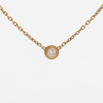 Cartier, kaulakoru, "d'Amour", 18K kultaa ja briljanttihiottu timantti.