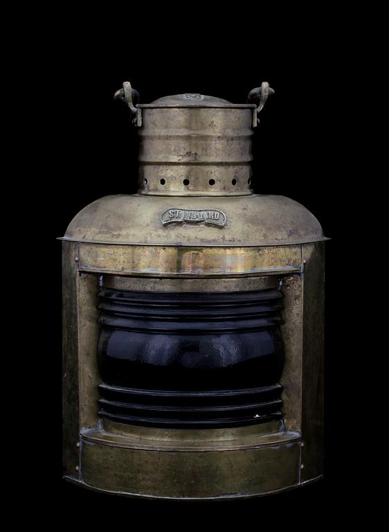 STYRBORDSLANTERNA, Birmingham. 1900-tal.