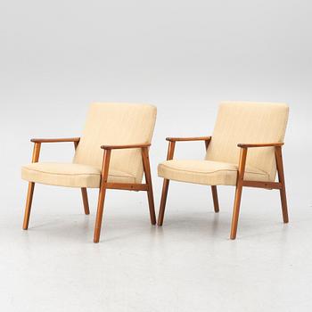 A pair of Armchairs, mid-20th century.