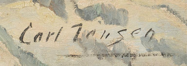 CARL JENSEN, oil on canvas signed.