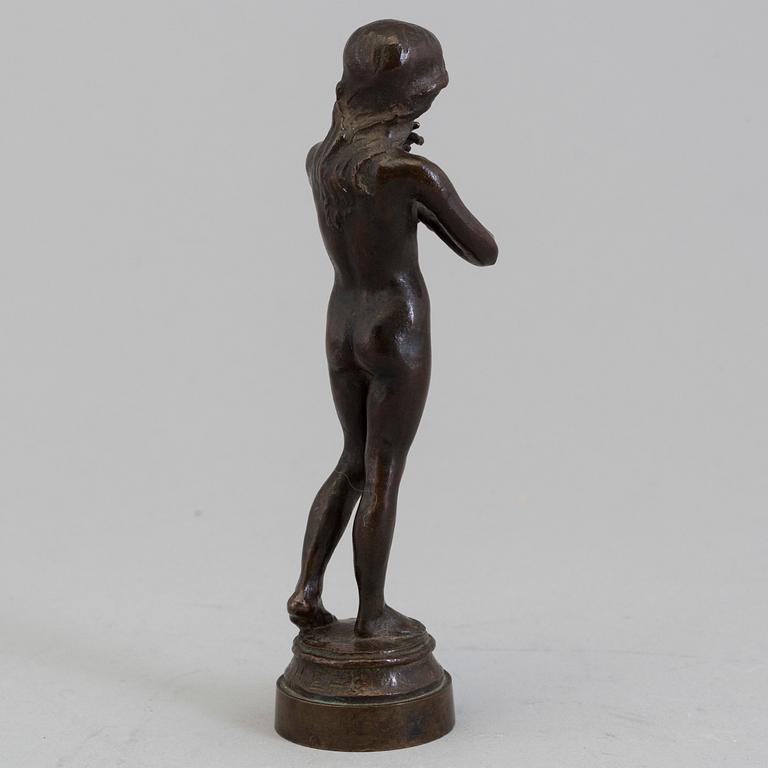 HUGO ELMQVIST, sculpture, bronze, signed.