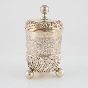 A Swedish silver beaker, mark of CG Hallberg, Stockholm 1903.