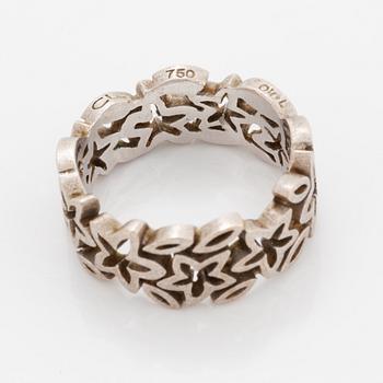 Ole Lynggaard, Charlotte Lynggaard, Ring, "Anemone" 18K white gold.