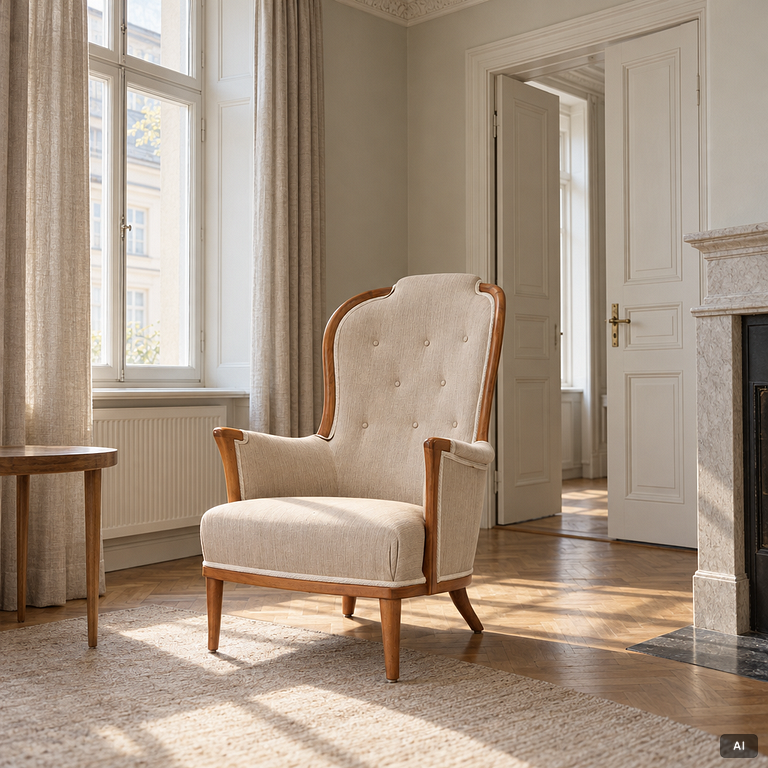 Carl Malmsten, Armchair, “Vår fru”, OH Sjögren.