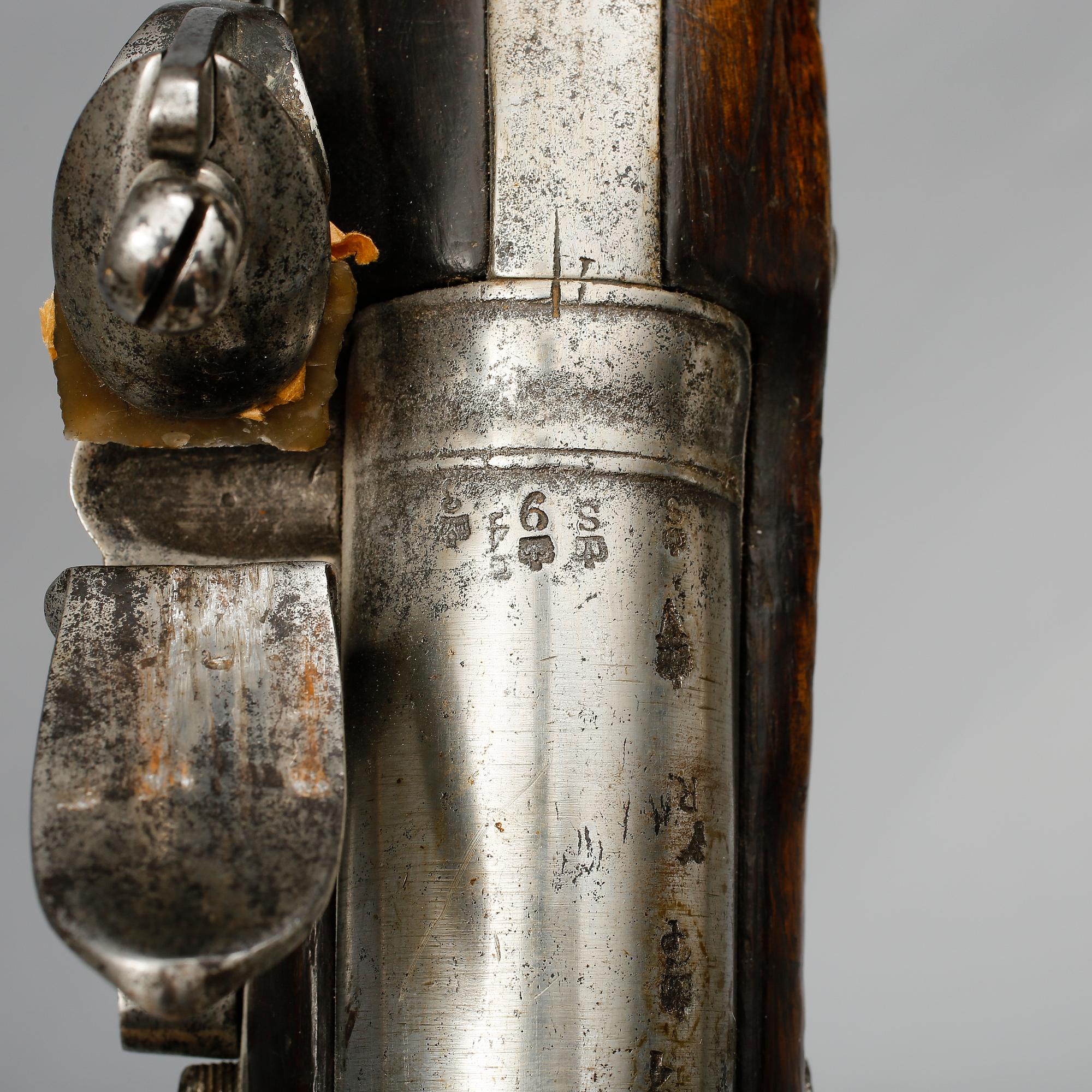 MUSKEDUNDER, flintlås, 1700/1800-tal.