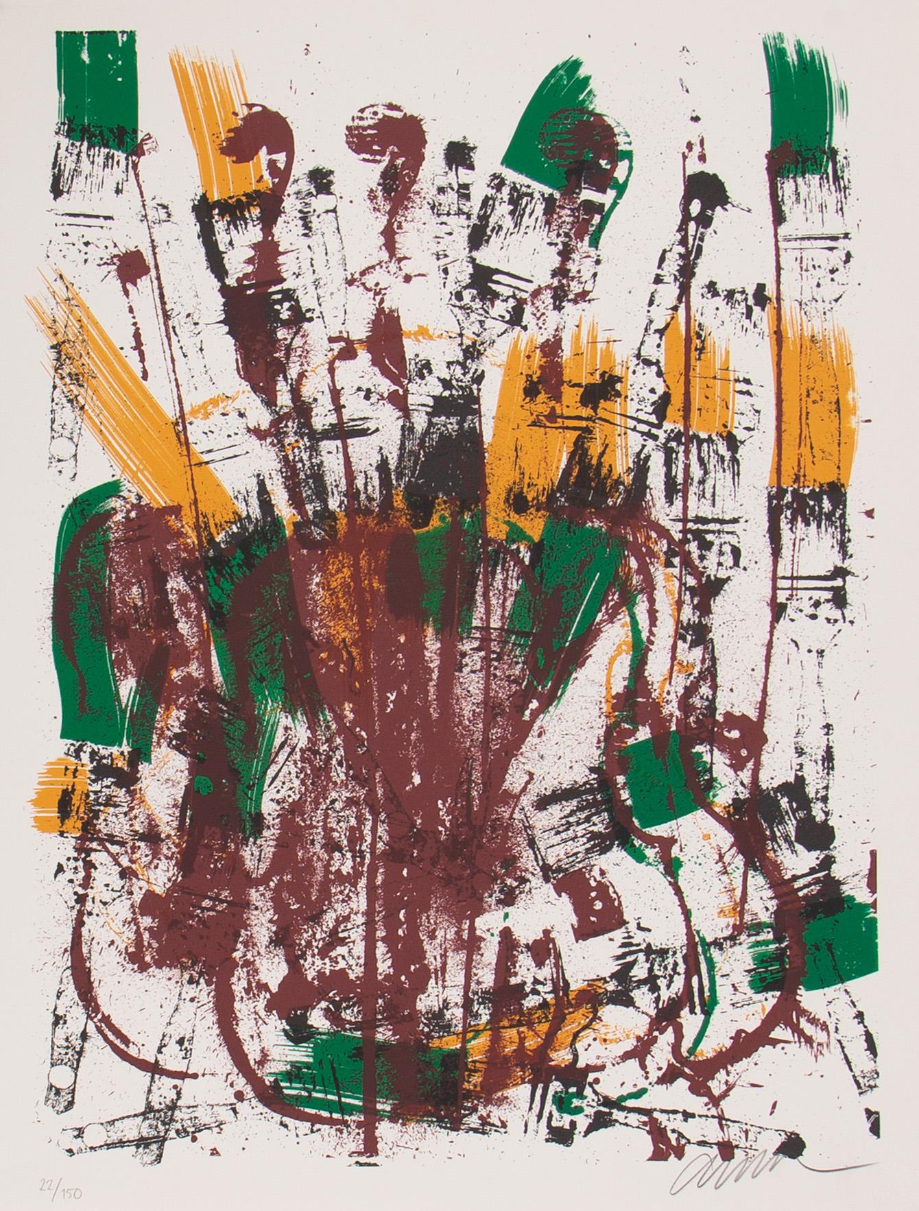 FERNANDEZ ARMAN, silkscreen in colours, 1992, signed 22/150.