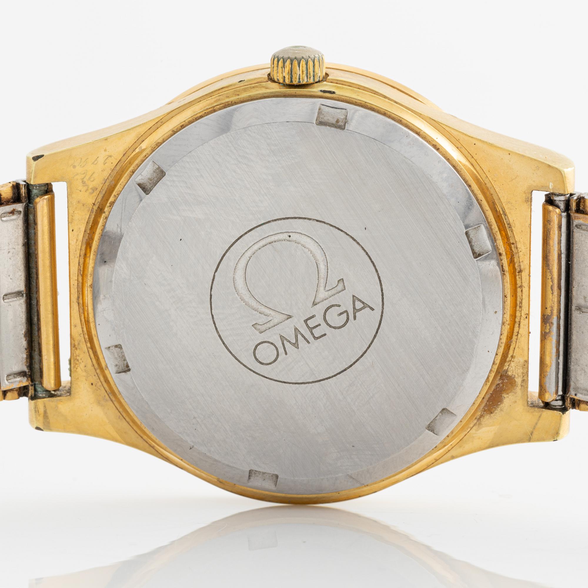 Omega, Genève, wristwatch, 36 mm.